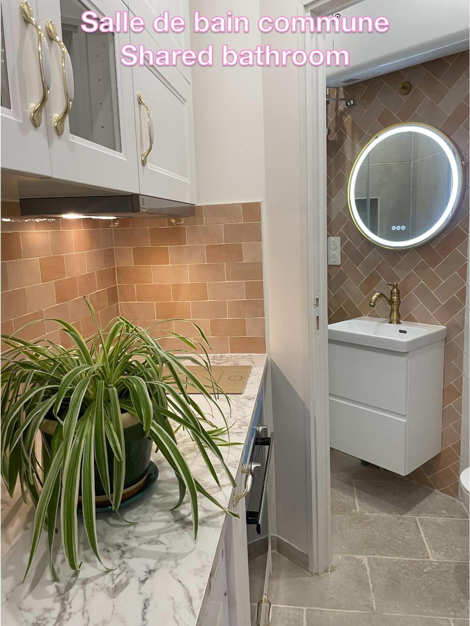 Quarto em Acomodações Particulares Privee, Sdb Partage, Arc De Triomphe, Metro 1, T3b, Rer C E A Paris